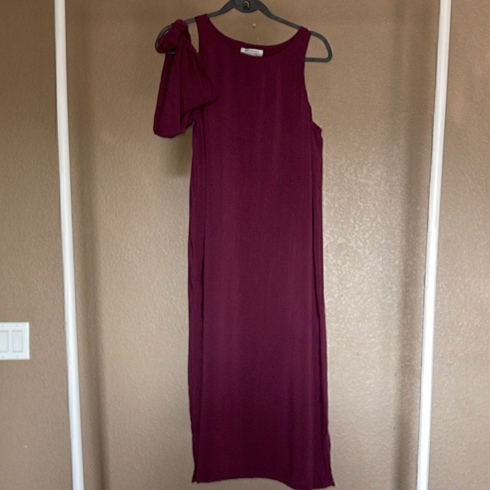 World Market burgundy dress size S/M